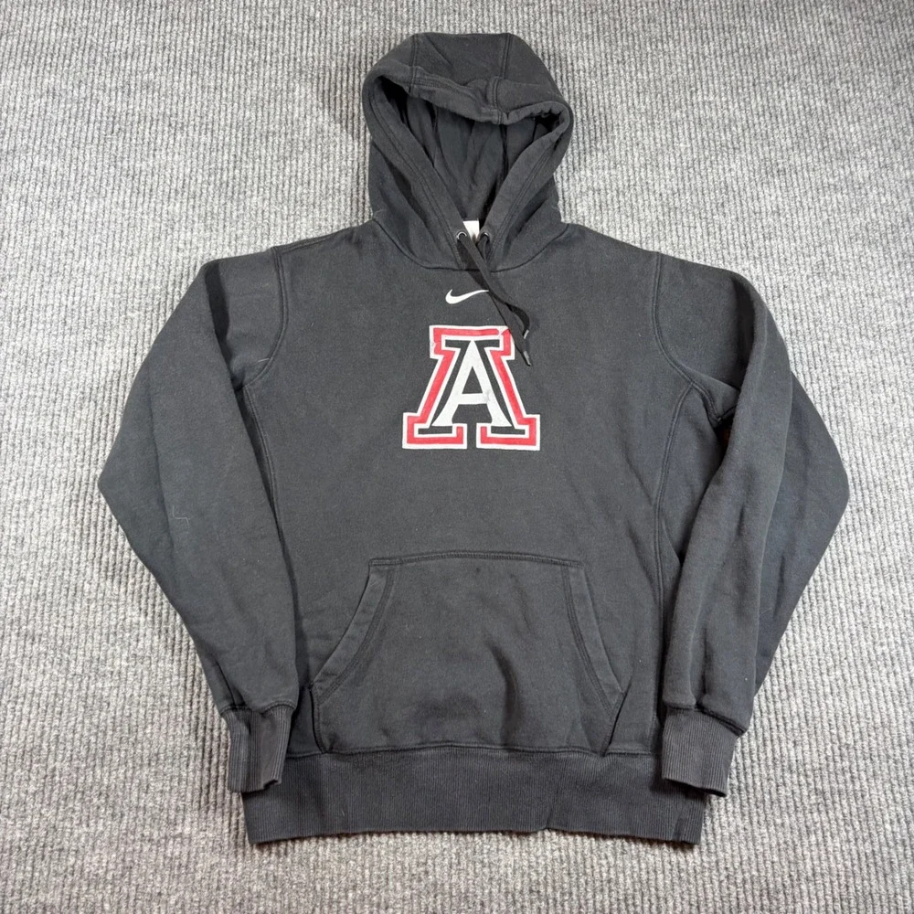 Nike‎ Hoodie Men's M Arizona Wildcats Black Fleece Pullover 598575-010